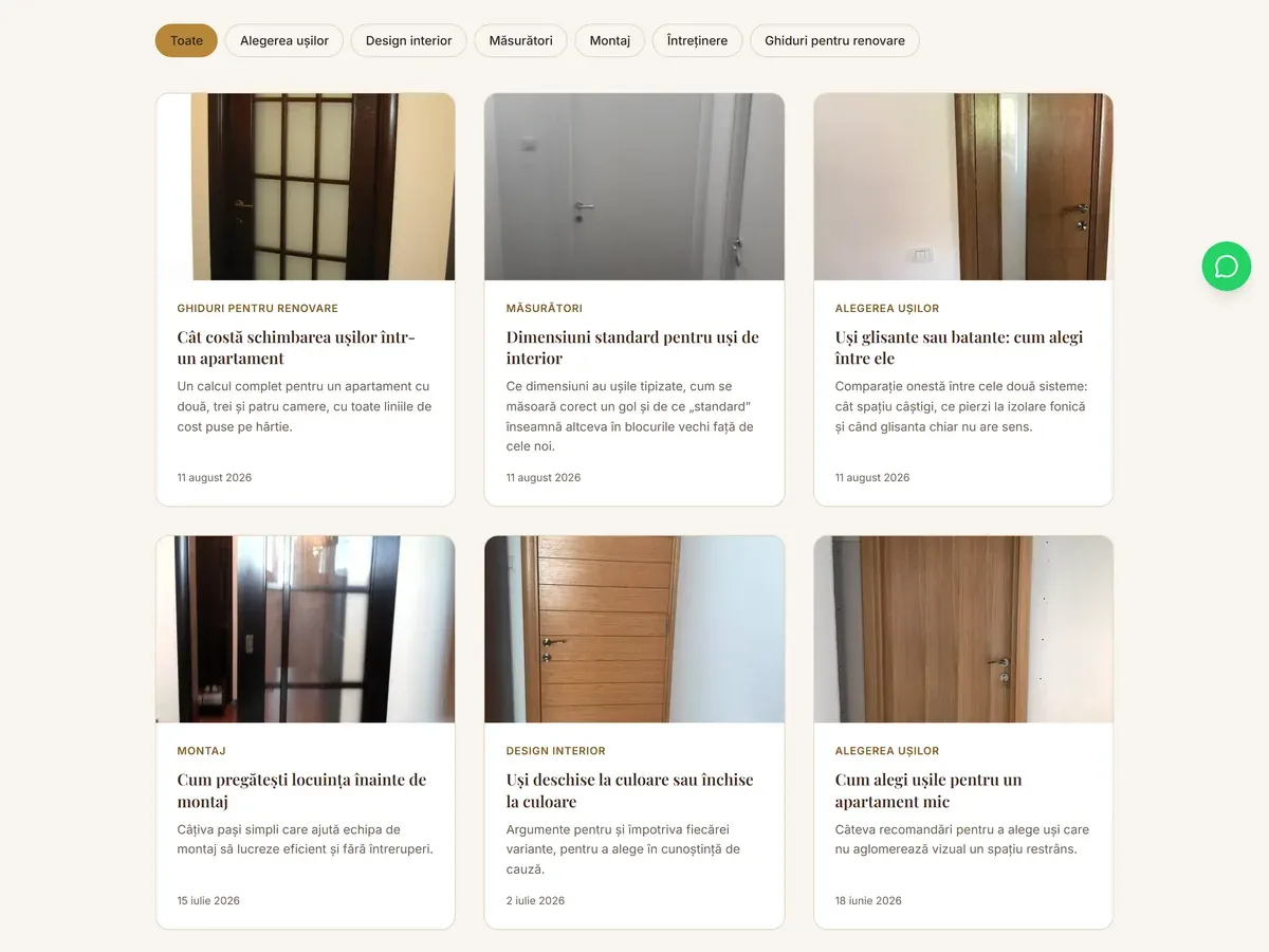 Parquet Doors — TITANMATTER case study