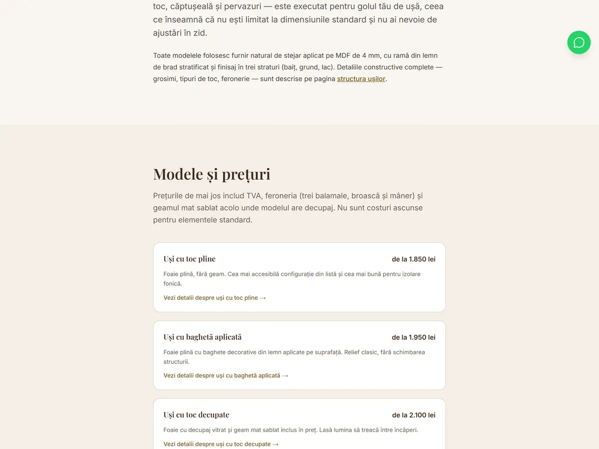 Parquet Doors — TITANMATTER case study